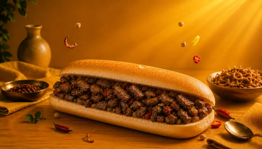 ساندوتش كبدة كبير