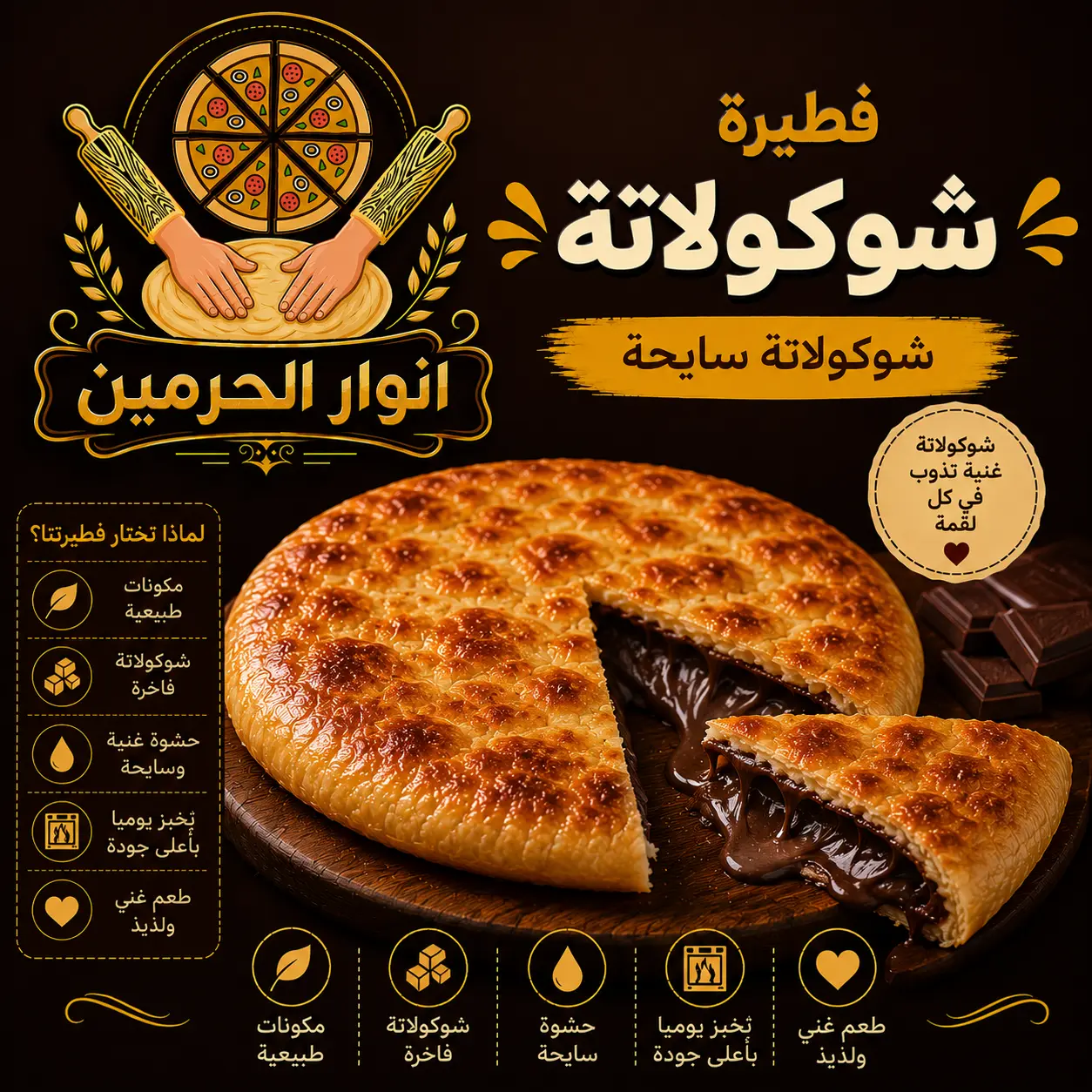 فطيرة شوكولاتة
