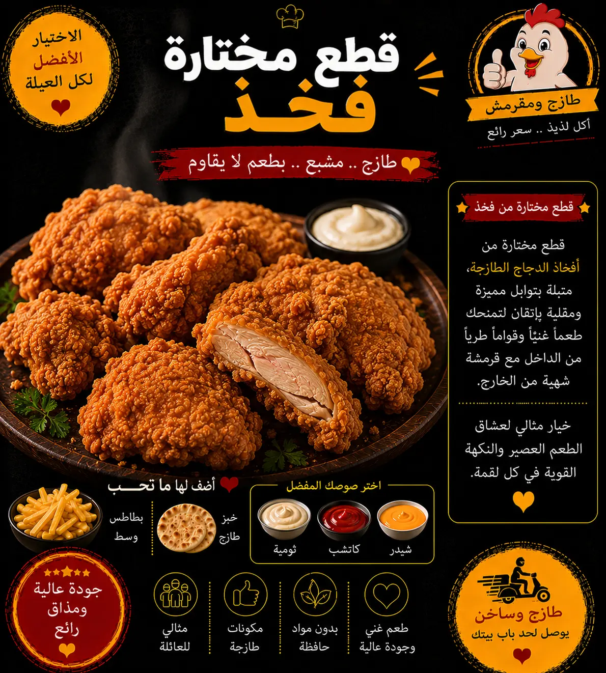 قطع مختاره فخذ