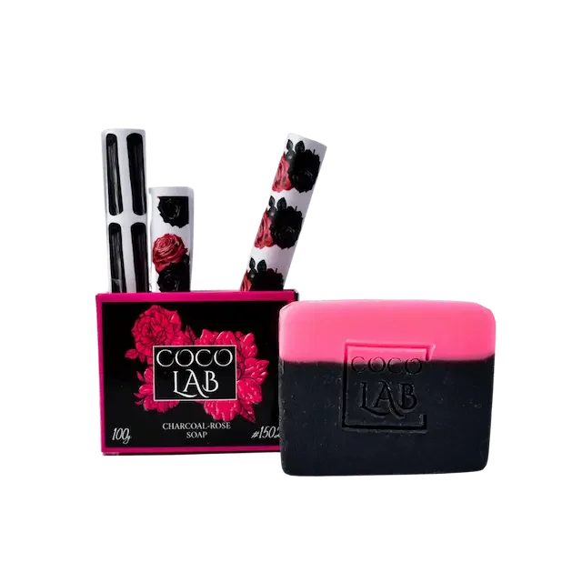 Charcoal Rose Soap
