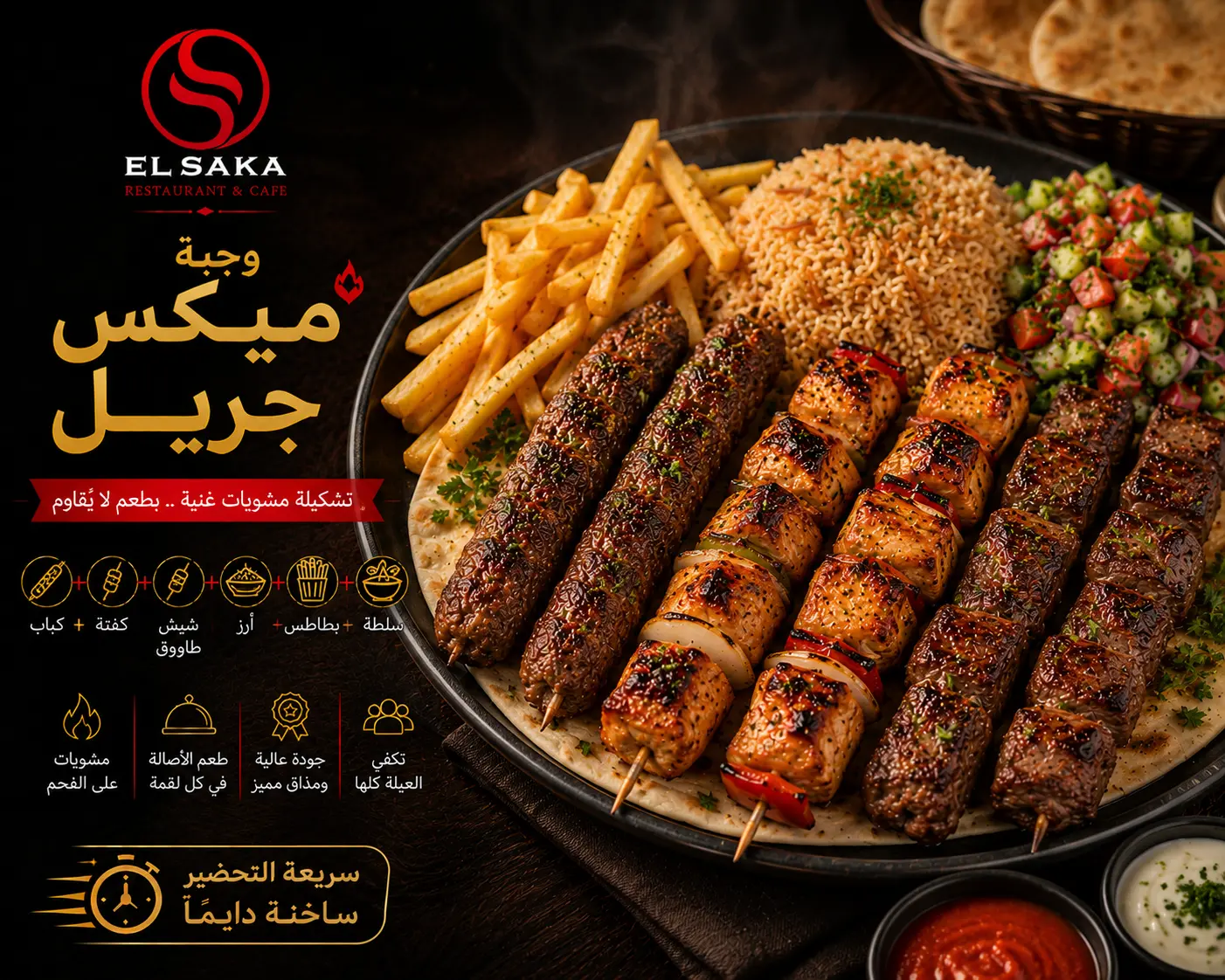 وجبة ميكس جريل