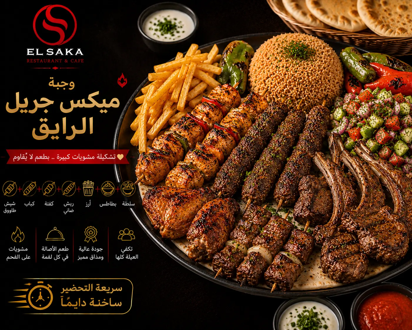 وجبة ميكس جريل الرايق