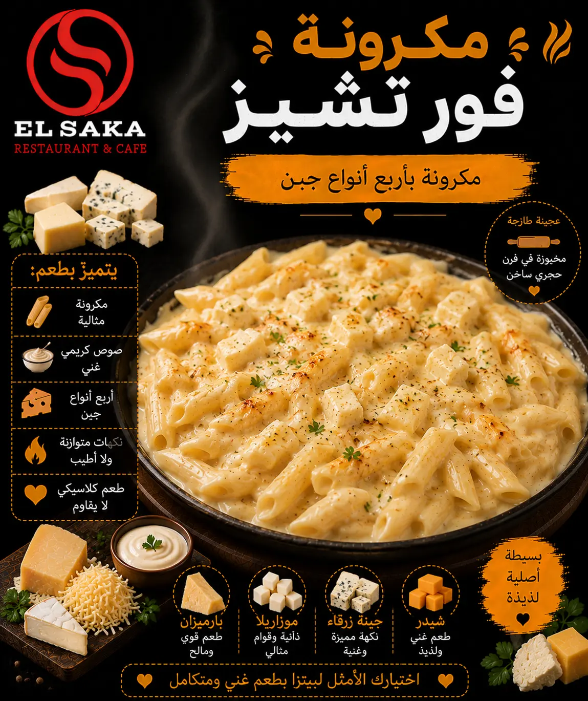مكرونة فور تشيز