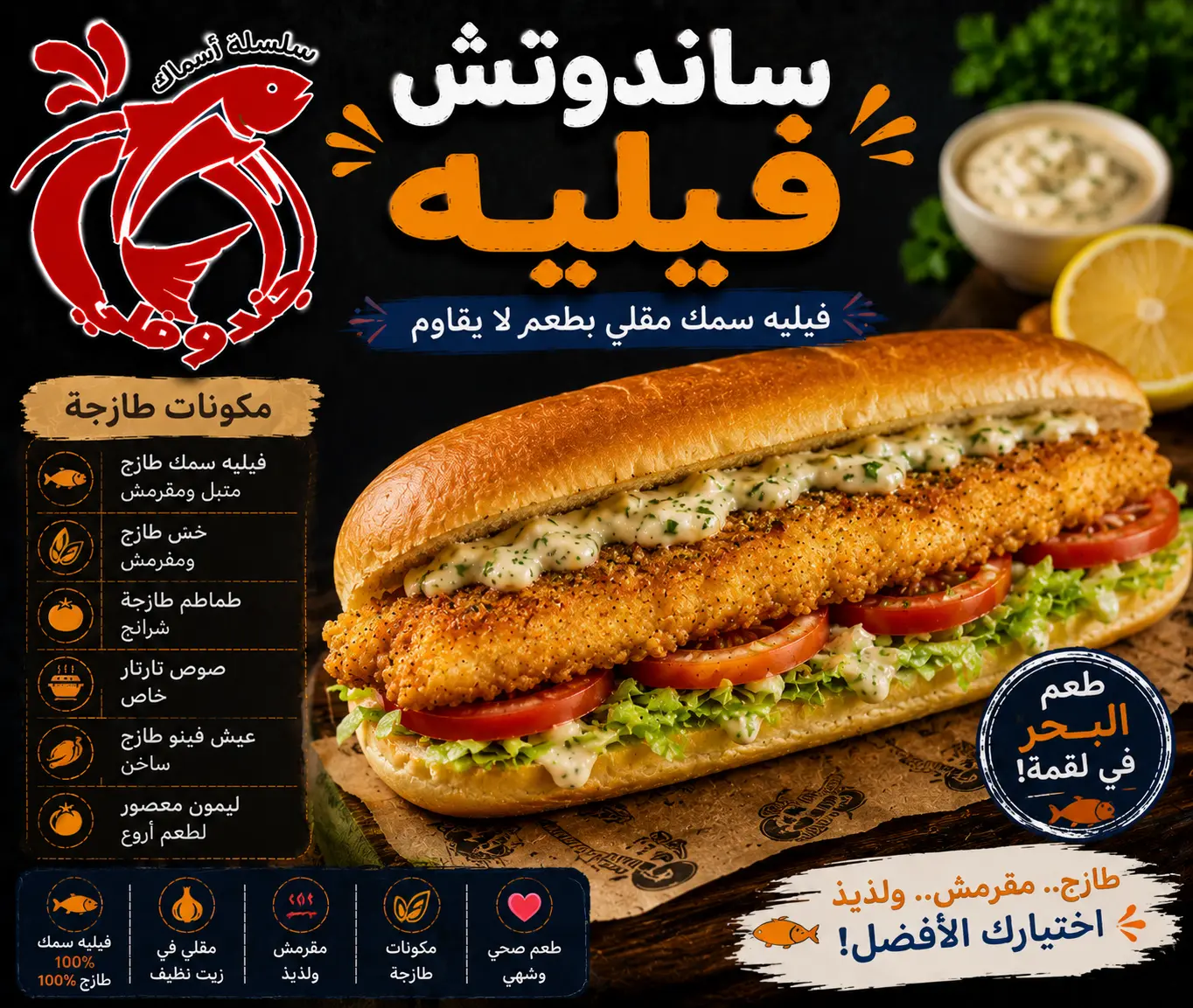 ساندوتش فيليه