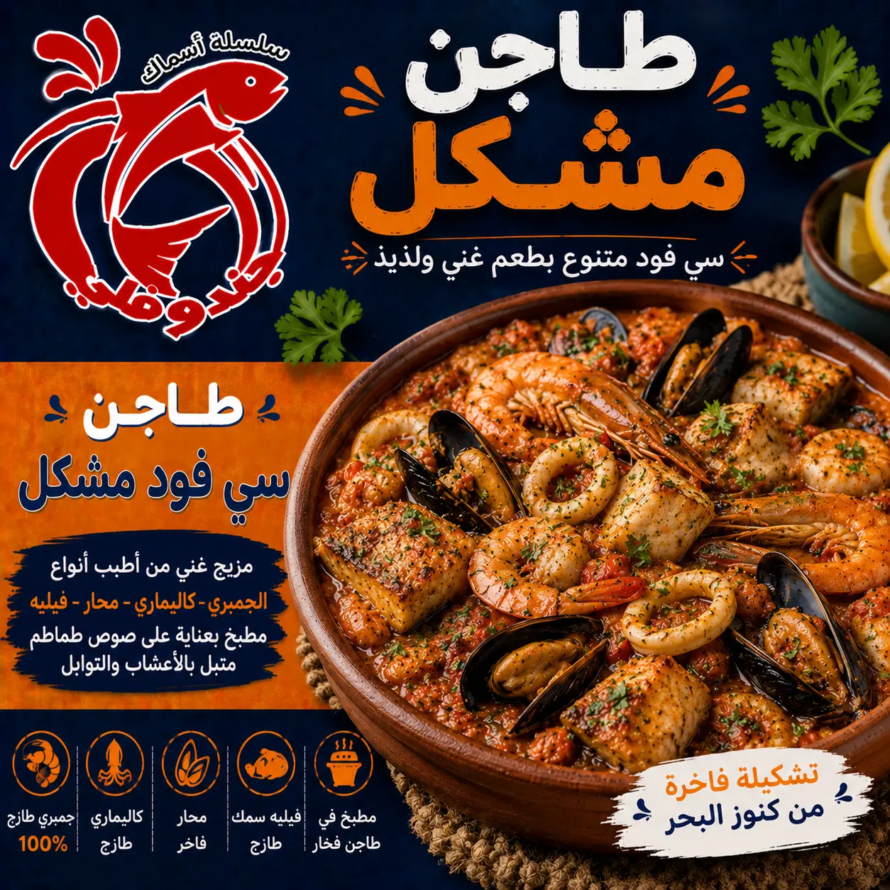 طاجن مشكل