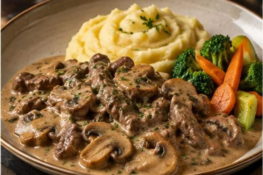 Beef Stroganoff