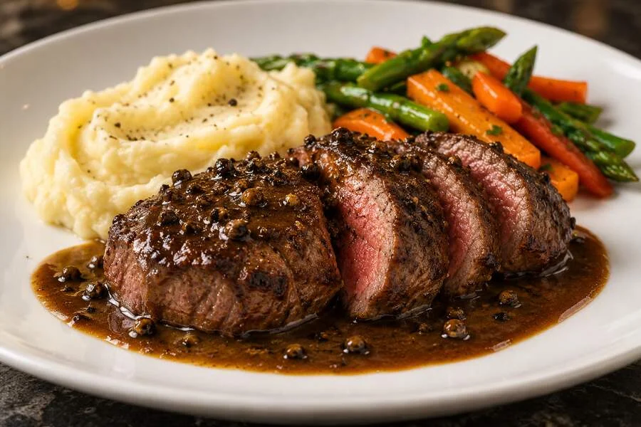 Beef with Pepper Sauce
