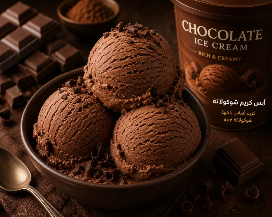 آيس كريم شوكولاتة