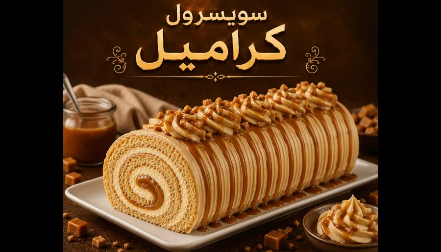 سويسرول كراميل