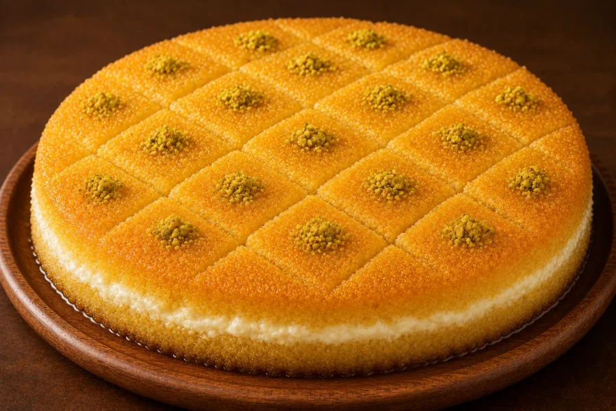 بسبوسة قشطة
