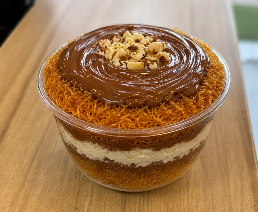 كاب كنافة نوتيلا